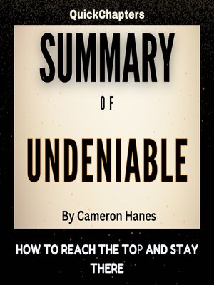 cover image of Summary of Undeniable